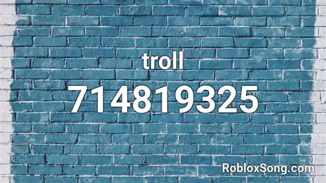 troll roblox id|troll song id roblox 2023.